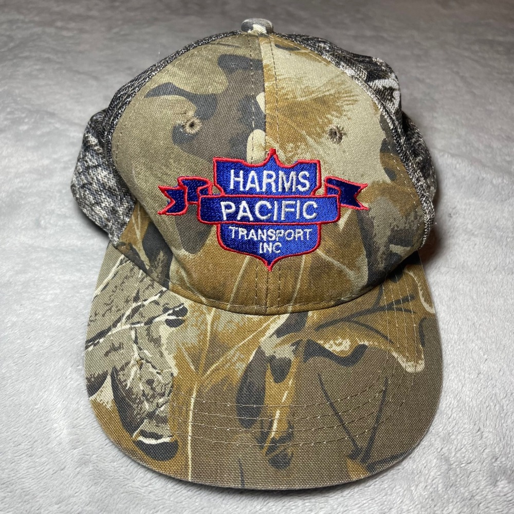 Outdoor Cap Adult Harms Pacific Transport Camo Mesh Trucker Hat 415PC Adjustable
